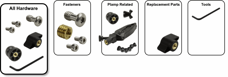 Collage of Wimberley Plamp II PP-200 and Plamp Accessories