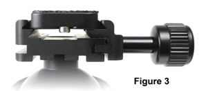 Arca-Swiss double-decker QR clamp does not prevent lens plate with safety stop screws from sliding out.